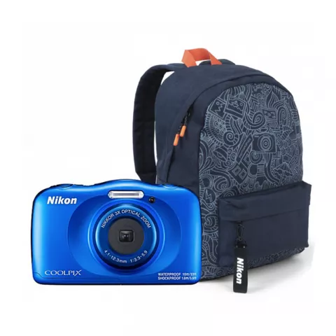 Цифровая фотокамера Nikon Coolpix W150 blue