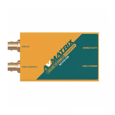 Конвертер  AVMATRIX SC1112-12G 4K60 12G-SDI в HDMI2.0