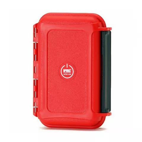 Чехол для карт памяти HPRC 1300, жесткий 127x90x32мм для (CF/SD, miniSD, Memory Stick, XD) красный