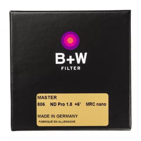 B+W MASTER 806 ND MRC nano 72mm нейтрально-серый фильтр плотности 1.8 для объектива (1101581)