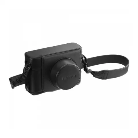 Чехол для фотоаппарата FujiFilm LC-X100F кожаный черный  для Fujifilm X100F