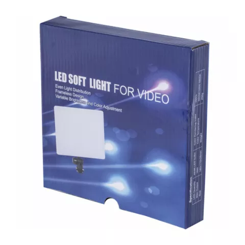 Прибор постоянного света компактный светодиодный софт FANCIER FAN-SLED100D, 16W,96 LED,3200-5500K