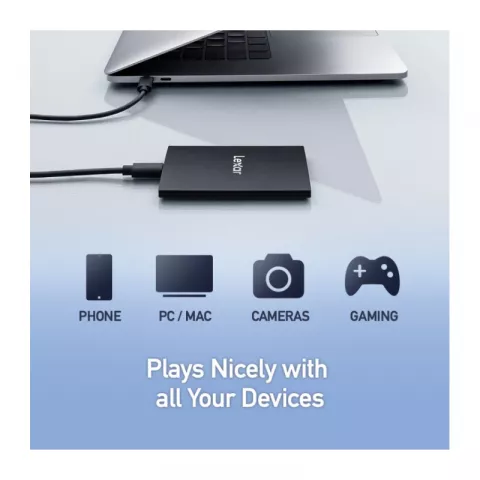 Внешний SSD Lexar External Portable 4TB USB3.2 Gen2 R/W 2000/1800Mb/s (LSL500M004T-RNBNG)