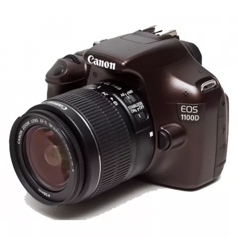 Зеркальный фотоаппарат Canon EOS 1100D Kit 18-55 IS II brown