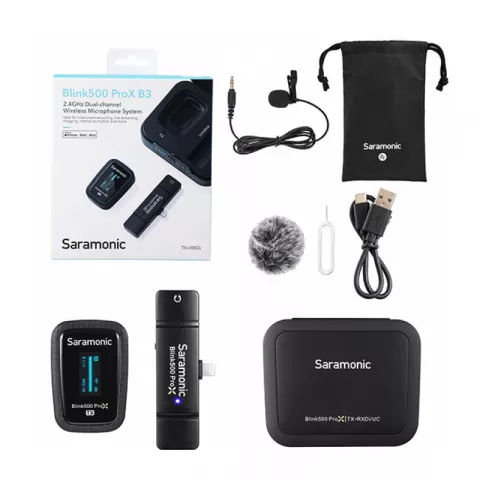 Saramonic Blink500 ProX B3 (TX+RXDI) Радиосистема 2,4Ггц приемник + передатчик, Lightning (iPhone)