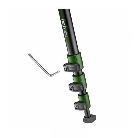 Штатив Manfrotto MKBFRA4GR-BH Befree зеленый алюминиевый 