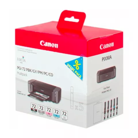 Картридж Canon PGI-72 PBK/GY/PM/PC/CO набор из 5 цветов