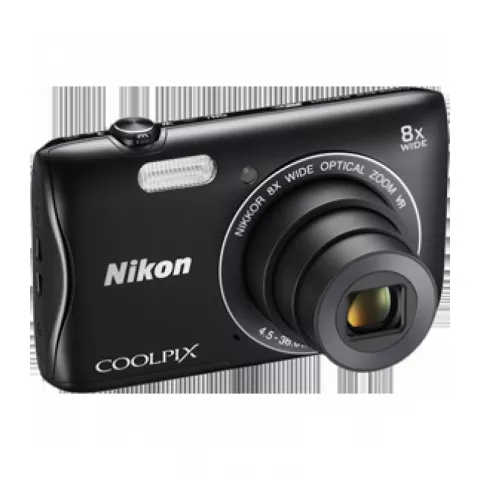 Цифровая фотокамера Nikon Coolpix S3700 Black