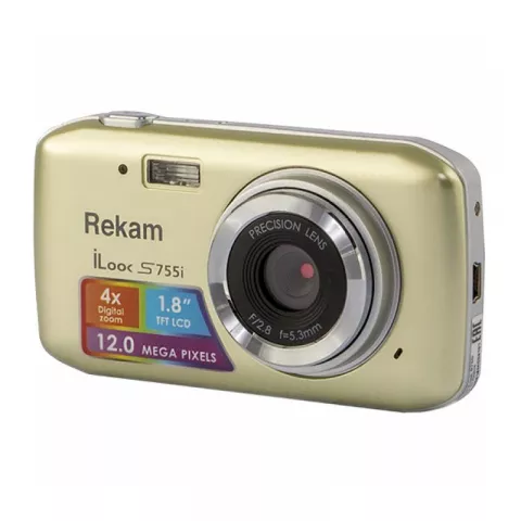 Цифровая фотокамера Rekam iLook S755i champagne