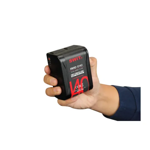 SWIT MINO-S140 Аккумуляторная батарея V-Mount Pocket 140 Втч разъемы D-Tap, USB-C, USB-A