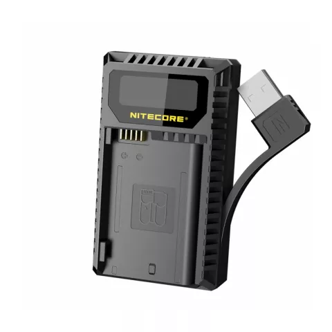 Зарядное устройство Nitecore UNK2 с 2 слотами для аккумуляторов Nikon EN-EL15 / EN-EL15a / EN-EL15b