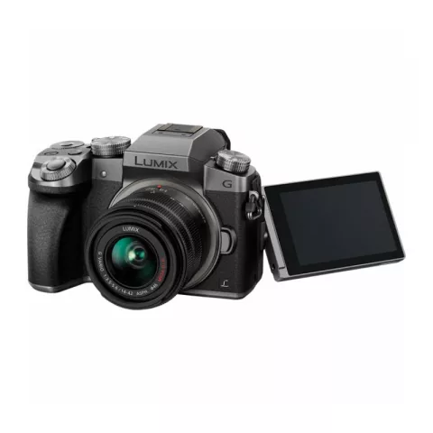Цифровая фотокамера Panasonic Lumix DMC-G7 Kit 14-42 Silver