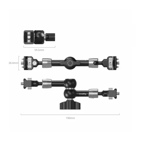 SmallRig 5308 Универсальный шарнирный держатель для аксессуаров Magic Arm (7