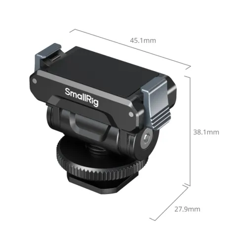 SmallRig 5436 Поворотный держатель экшн-камер DJI Osmo360, Action 5 Pro, 4, 3
