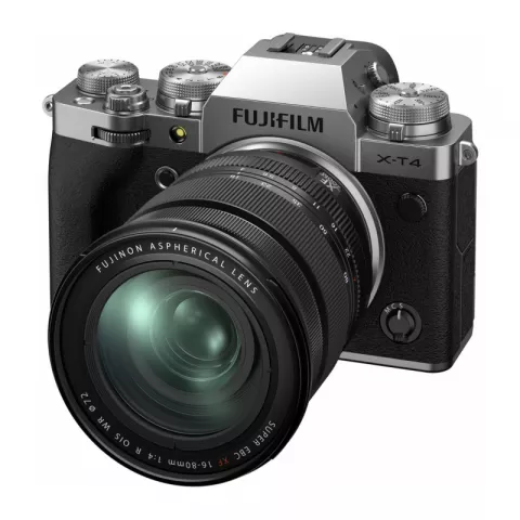 Цифровая фотокамера Fujifilm X-T4 Kit XF 16-80mm F4 R OIS WR Silver