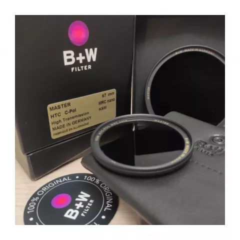 Циркулярный поляризационный фильтр B+W MASTER CPL HTC KSM MRC nano 67mm (1101632)