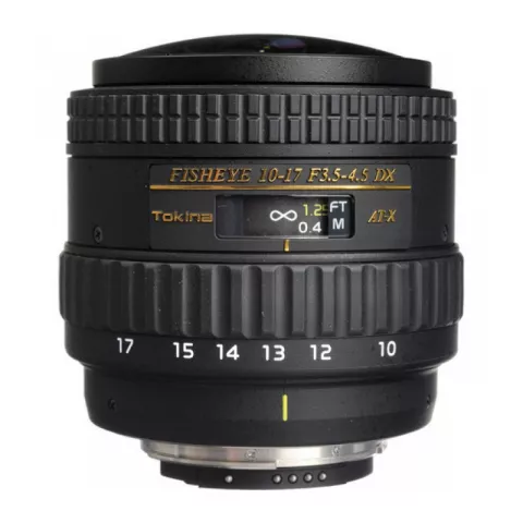 Объектив Tokina AT-X 10-17mm f/3.5-4.5 (AT-X 107) AF DX NH Fisheye Canon EF-S
