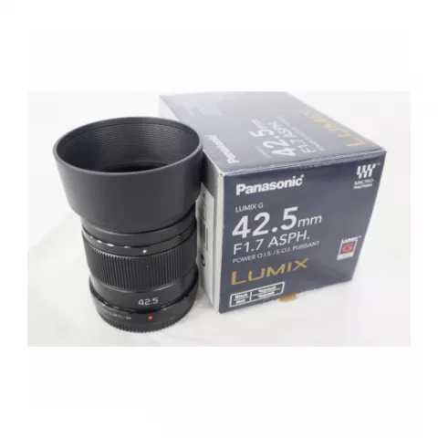 Panasonic 42.5mm f/1.7 G Aspherical Power O.I.S. (H-HS043E) (Б/У)