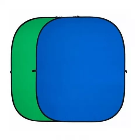 Фон складной FST BP-025 зеленый/синий 100х150