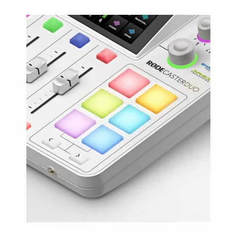 RODE RØDECaster DUO WHITE Компактный цифровой пульт для интернет-вещания, подкастинга и звукозаписи
