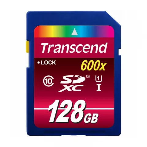 Карта памяти SD 128GB Transcend SDXC Card  Class 10 UHS-1 TS128GSDXC10U1