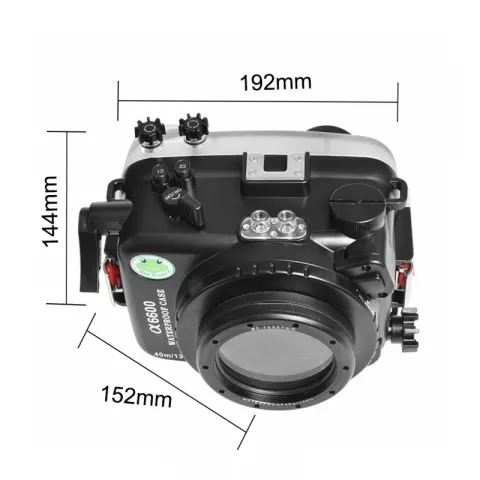 Подводный бокс Sea Frogs A6600 black  + FP 16-50 T1 для Sony A6600 под объектив SELP1650 черный