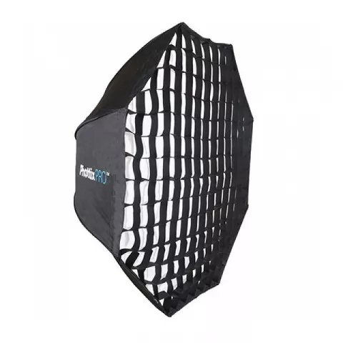 Софтбокс-зонт восьмиугольный Phottix HD с решеткой 120 см (82486), большой