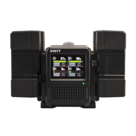 SWIT PC-P461S Зарядное устройство 4-канальное для аккумуляторов  V-Mount