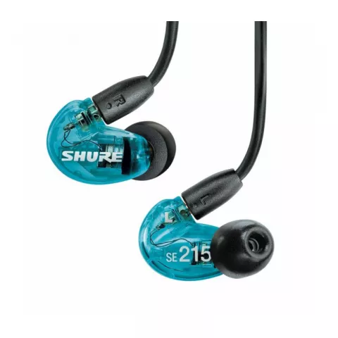 SHURE SE215DYBL+UNI-EFS AONIC 215 внутриканальные наушники, микрофон, съемный кабель. Синие