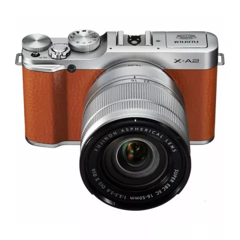 Цифровая фотокамера Fujifilm X-A2 Kit XC 16-50mm F3.5-5.6 OIS II Brown