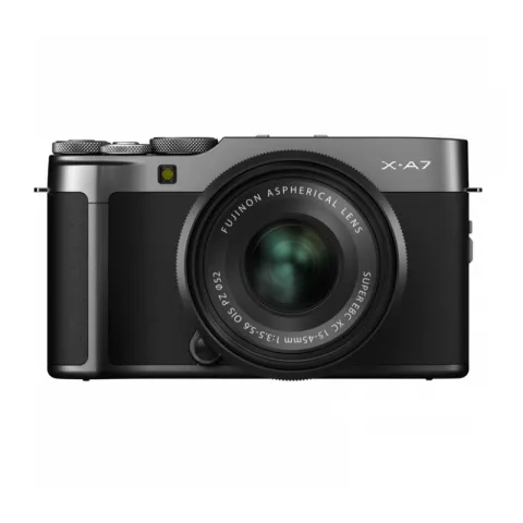 Цифровая фотокамера Fujifilm X-A7 Kit XC15-45mm Dark Silver
