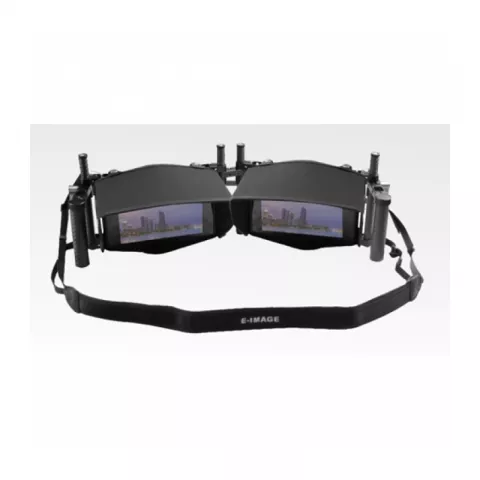 E-IMAGE Q200-TWIN Dual carbon fiber monitor cage. Клетка для монитора (9