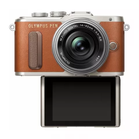 Цифровая фотокамера Olympus Pen E-PL8 Kit brown M.Zuiko Digital 14-42 EZ