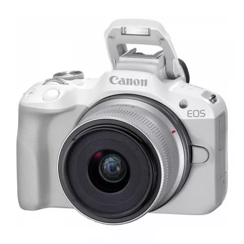 Цифровая фотокамера Canon EOS R50 Kit 18-45mm (White)