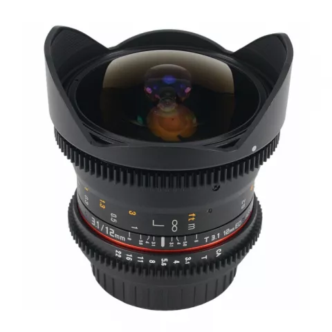 Объектив Samyang 12mm T3.1 ED Aspherical NCS VDSLR Fish-eye Canon EF