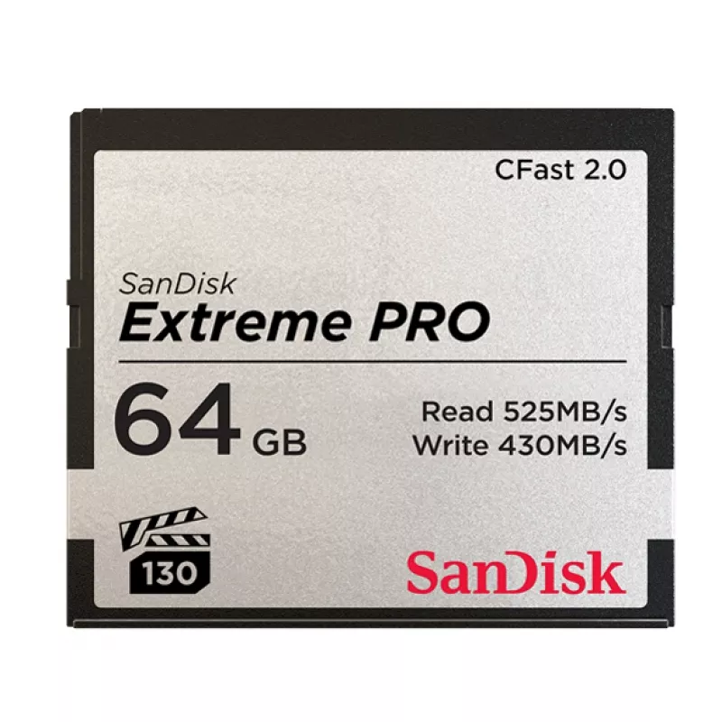 Карта памяти SanDisk Extreme PRO CFast 2.0 525MB/s 64GB (3500x) (SDCFSP-064G-G46D)
