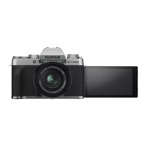 Цифровая фотокамера Fujifilm X-T200 Kit XC 15-45mm F/3.5-5.6 OIS PZ Silver