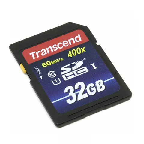 Карта памяти SD 32GB Transcend SDHC Card  Class 10 UHS-I (TS32GSDU1)