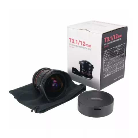 Объектив Samyang 12mm T3.1 ED Aspherical NCS VDSLR Fish-eye Minolta A ( Sony α )