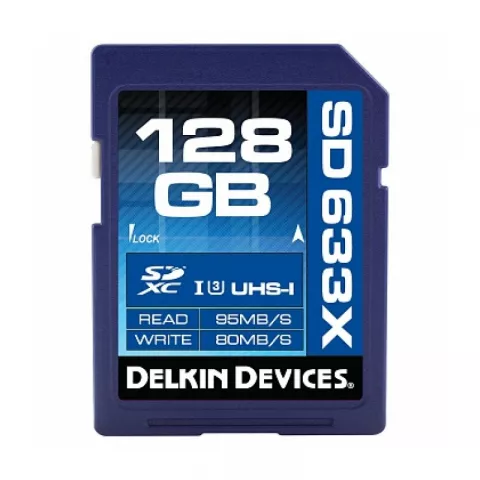 Карта памяти Delkin Devices Best SDXC 128GB Elite 633X UHS-I Class 3 (DDSD633128GB-A)