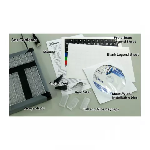 Программируемая клавиатура P.I.Engineering X-keys XK-60 USB