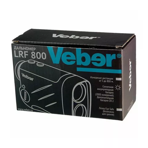 Лазерный дальномер Veber 6x25 LRF800 черный