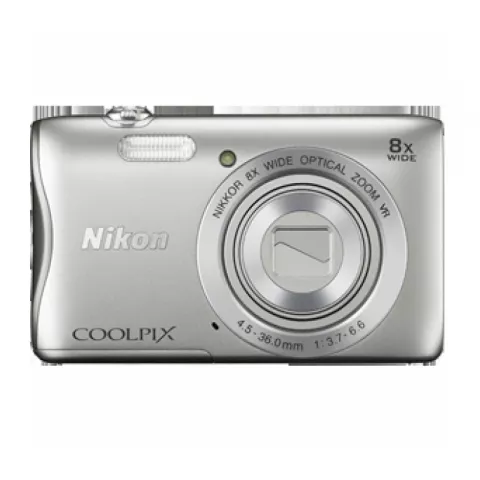 Цифровая фотокамера Nikon Coolpix S3700 Silver