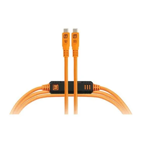 Кабель Tether Tools TetherPro Optima 10G USB-C (1m) Boost с прямым разъемом Orange [CUC03G2B-ORG]