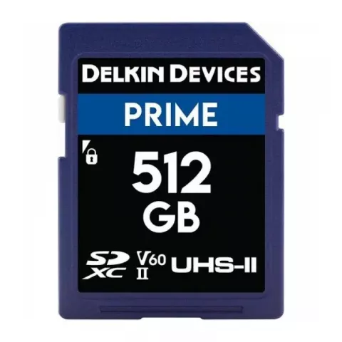 Delkin Devices Prime SDXC 512GB UHS-II V60 280/150MB/s (DSDPRM512)