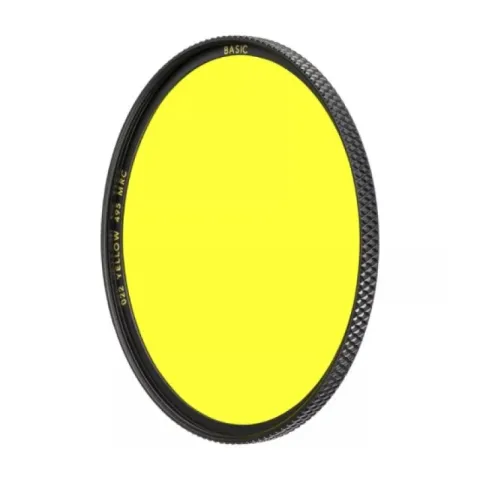 B+W BASIC 022 Yellow MRC 495 46mm Светофильтр жёлтый для черно-белой съемки (1102637)