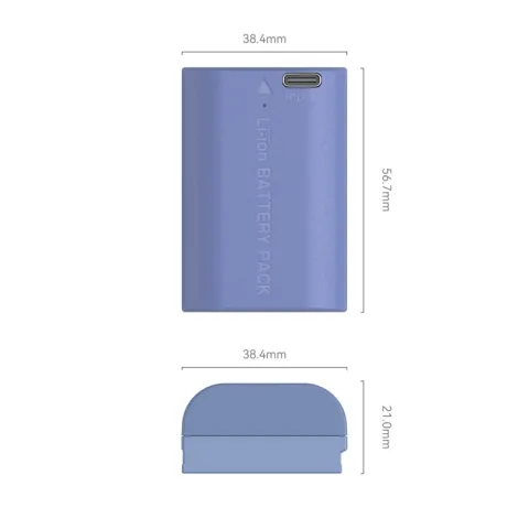 SmallRig 5406 Аккумулятор литий-ионный LP-E6P USB-C Rechargeable Camera Battery