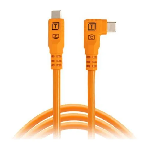 Кабель Tether Tools TetherPro Optima 10G USB-C, 1,8 м с угловым разъемом Orange [CUC06RTG2-ORG]