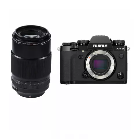 Цифровая фотокамера Fujifilm X-T3 Body Black + XF 80mm F2.8 R LM OIS WR Macro