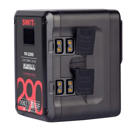 SWIT PB-S290S Аккумуляторная батарея V-Mount для кинокамер 290 Втч разъемы D-Tap, USB-A
